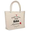 Sac De Plage - PLANETEE - Isotherme Bazar D'une Elisa D'amour - Coton - Grande Contenance - Imprimé En France