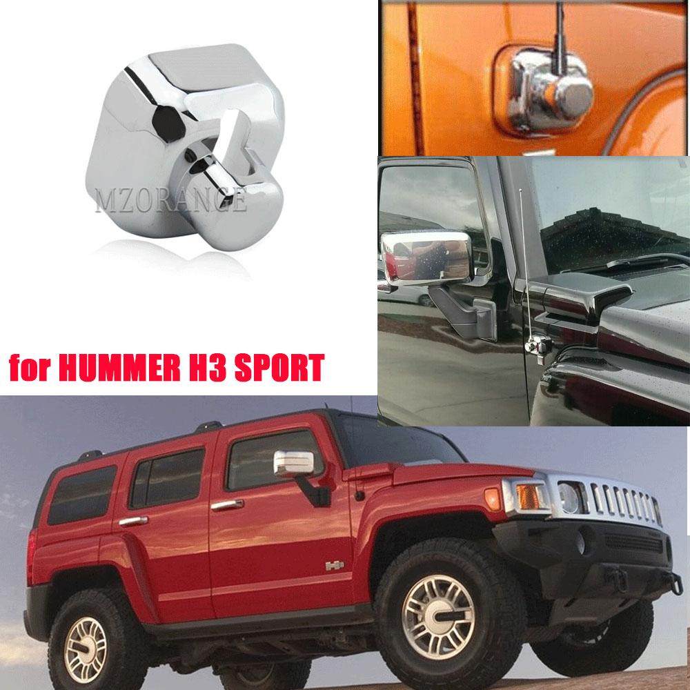 Для HUMMER H3 SPORT 2005 2006 2007 2008 2009 2010 хромированная основа антенны, рамка, крышка, литая отделка, маркер для автозапчастей