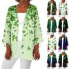 Women's Casual And Fashionable Valentine's Day  Printed Lightweight Mid Length Jacket Cardigan