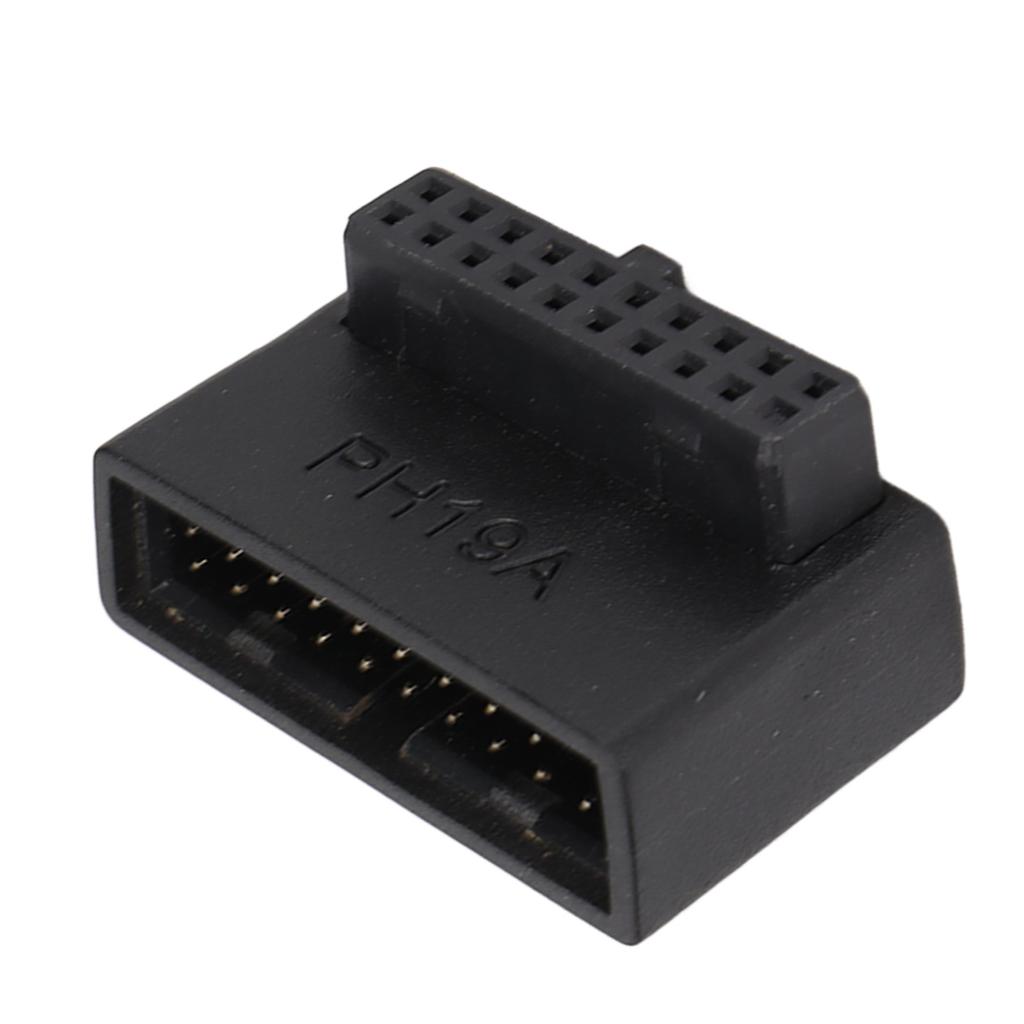 Адаптер USB 3.0 90 градусов Многослойная печатная плата Простая установка Адаптер питания 19 20Pin
