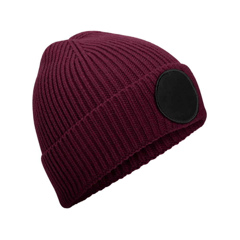 Circular Patch Beanie