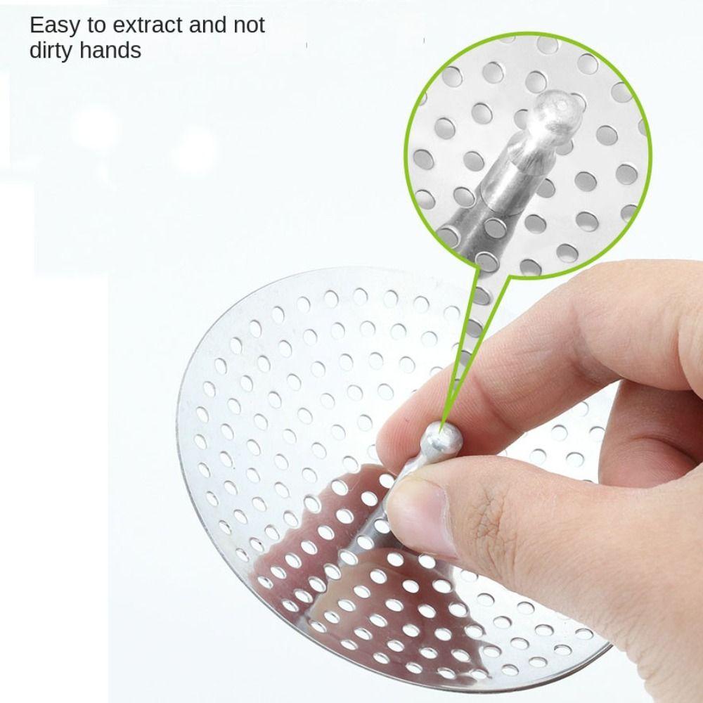 With Handle Sink Strainer Stainless Steel Kitchen Sink Filter Durable Colanders