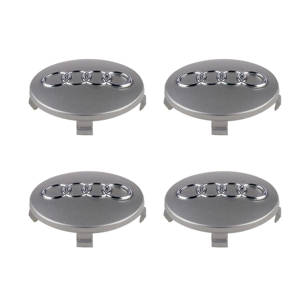 For Audi A4 4pcs 59MM Car Styling Badge Wheel Center Hub Cap Rim Caps For Audi A4 B5 B6 B7 A1 A3 8P 8L A6 C5 C6 A5 A7 A8 Q3 Q5 Q7 TT S3 S6 S