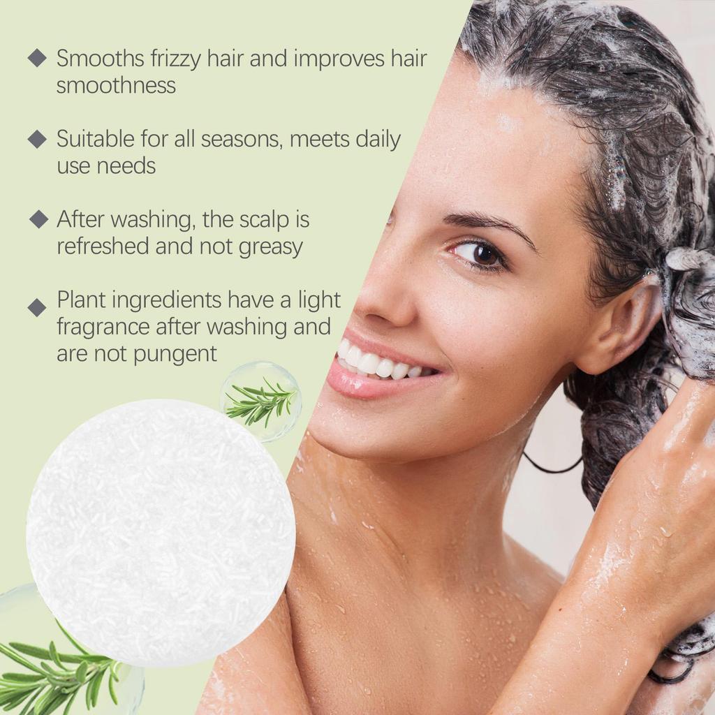 Onion & Rosemary Shampoo Bar, Gentle Cleansing with Rich Lather, Tames Frizz & Softens Smooths Hair, Natural Nourishing Solid Shampoo