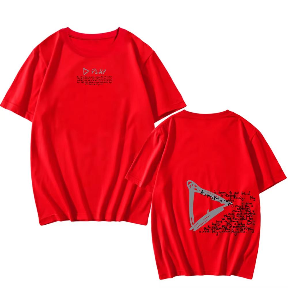 Ed Sheeran Play Tshirt NEW Album Printing Fashion 2026 Tshirts Cotton Short Sleeve Unisex Women T Shirts Summer Hip Hop Streetwear