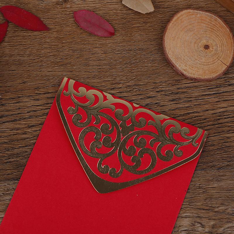 10 шт., новогодний свадебный красный конверт, год крысы, китайский весенний фестиваль, счастливая сумка