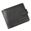Folding Coin Purse PU Leather Card Bag Durable Mens Short Wallet  Men