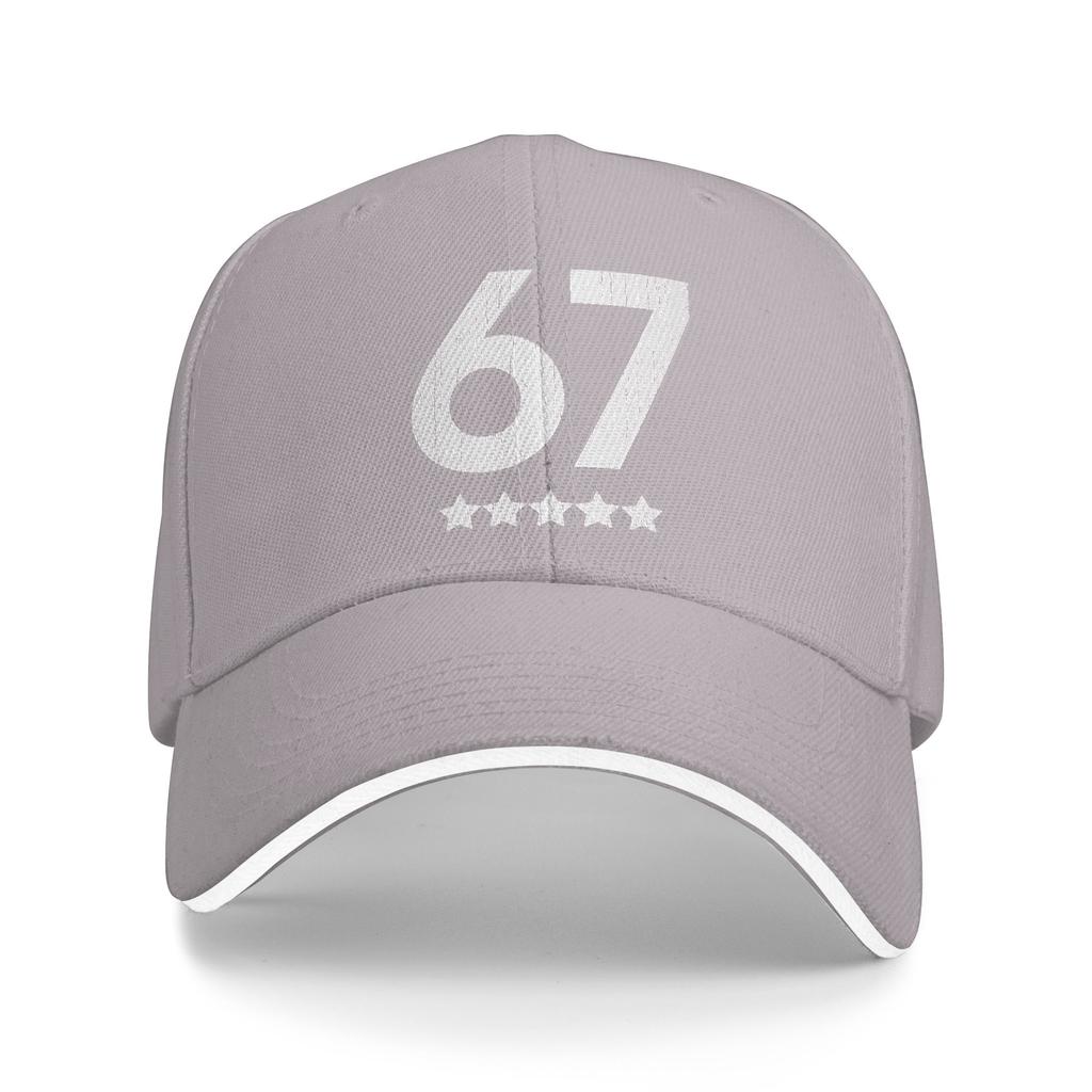 67 Number Vintage Distressed Casual Baseball Cap Spring Trucker Hat Adjustable Hunting Snapback Cap Men Street Baseball Caps