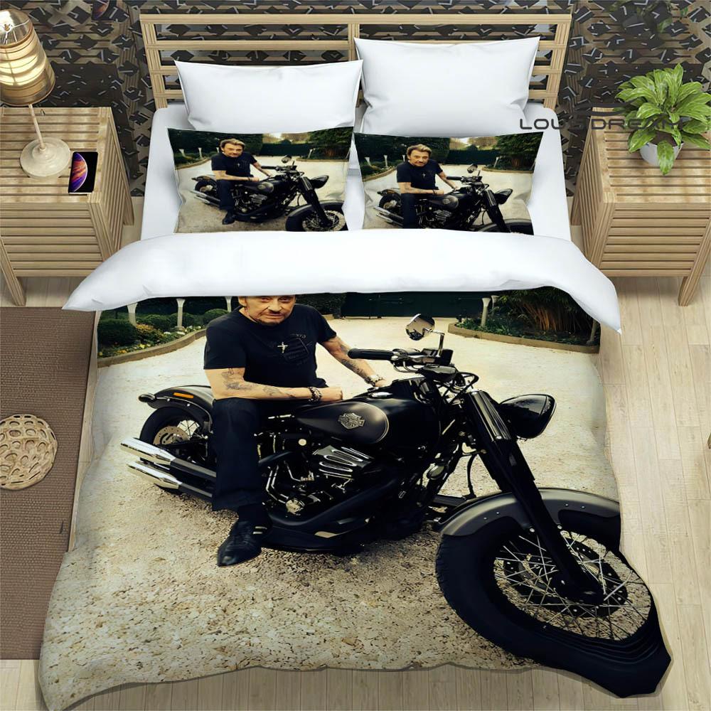 3D Johnny Hallyday printed Bedding Sets exquisite bed supplies set duvet cover comforter set bedding set luxury birthday gift