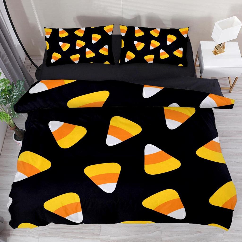 3D Комплект постельного белья с кукурузой 3 предмета для детей, мальчиков, девочек, наволочка с принтом акварельной кукурузы, ботанический полиэстеровый комплект пододеяльника