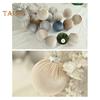 15 Pcs Velvet Christmas Balls Shatterproof Flocked Xmas Tree Hanging Ball Ornaments Festive Home Party Baubles for Christmas Wedding