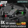 Q6 Drone 8K Profesional 5G WIFI Мини-дроны с камерой HD Аэрофотосъемка Вертолет RC Quadcopter Обход препятствий Игрушка в подарок