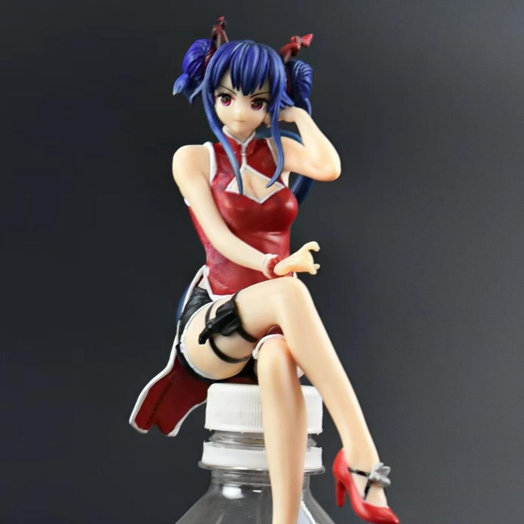 Cup Noodle Series, Princess Egret, Shenli Linghua, Cup Noodle Chen, Sitting Position, Lao Chen Ornament, Boxed Figure