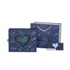 Pandora Moon And Star Pendant Necklace Set Women necklace Blue ZT0126