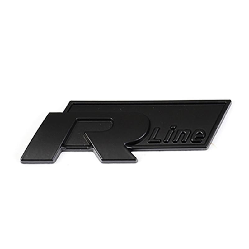 JPO1 3D Metal Car Grilles Emblem Auto Trunk Fender Mark Label Stickers For VW GTI Polo Golf Passat Tiguan Arteon Touareg CC Taigo GTE