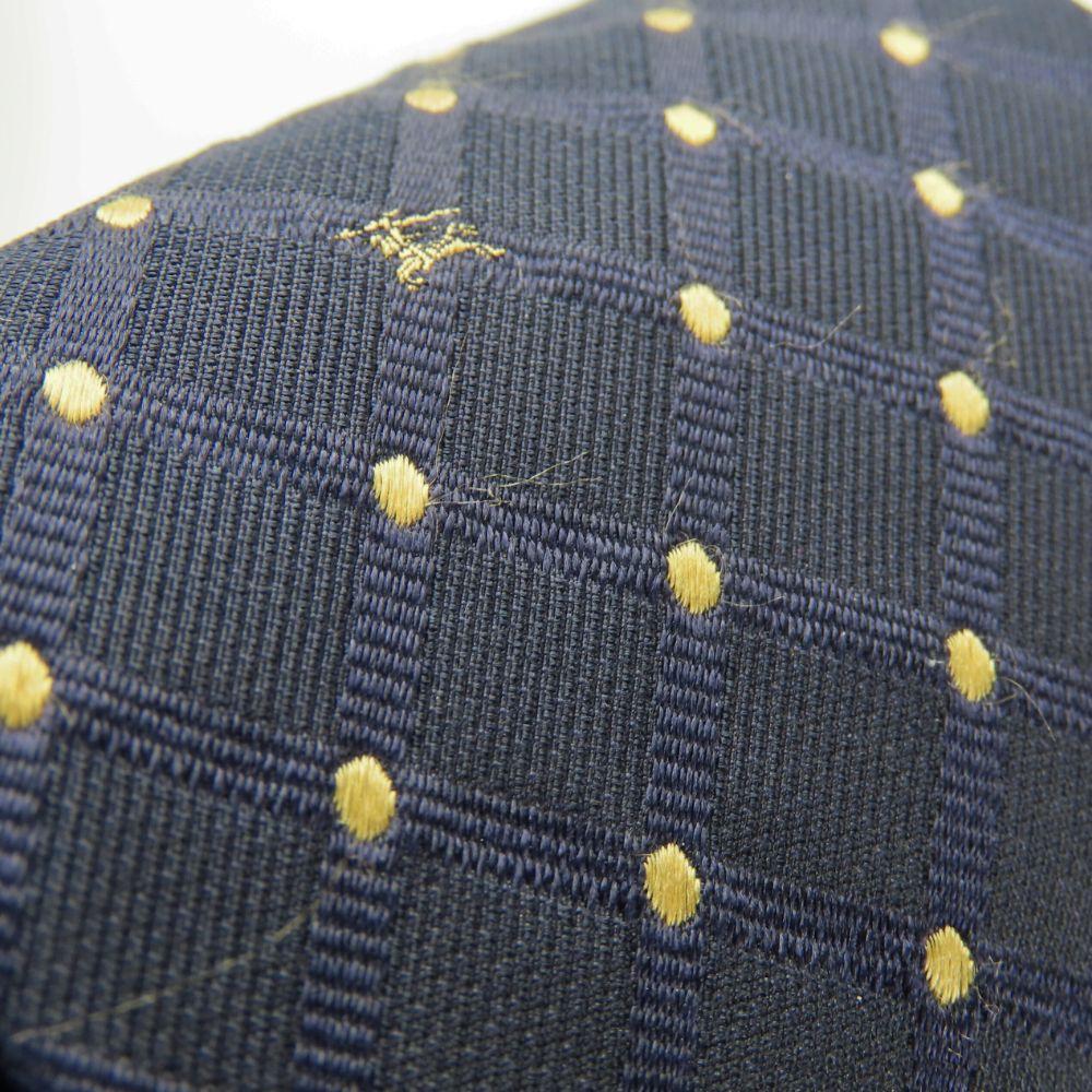 Used BURBERRY Tie Silk Navy Suit