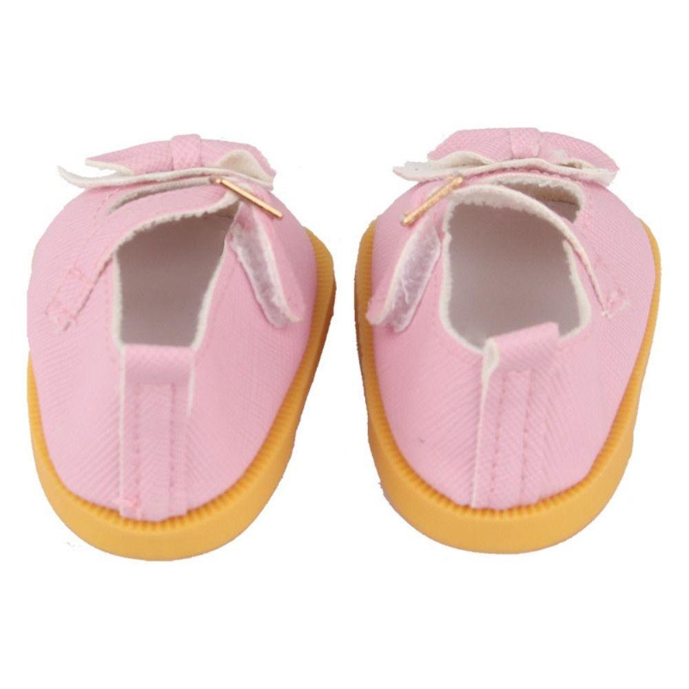 10 Colors Cotton Doll Shoes Fashion PU Leather Shoes New DIY Toys for 20cm Cotton Dolls