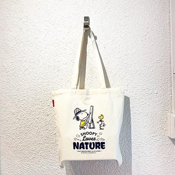 Плоская большая сумка Snoopy белого цвета для школьного офиса PEANUTS
