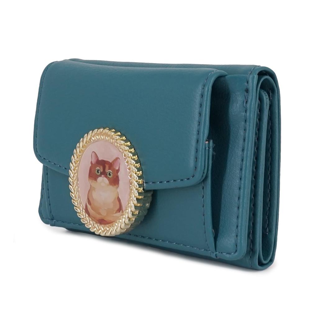 ACCESSOIRES Micro Mini Wallet Cat Brooch Green FREE [Paul & Joe] [Paul & Joe] PJA-W1173 PJA-W1173