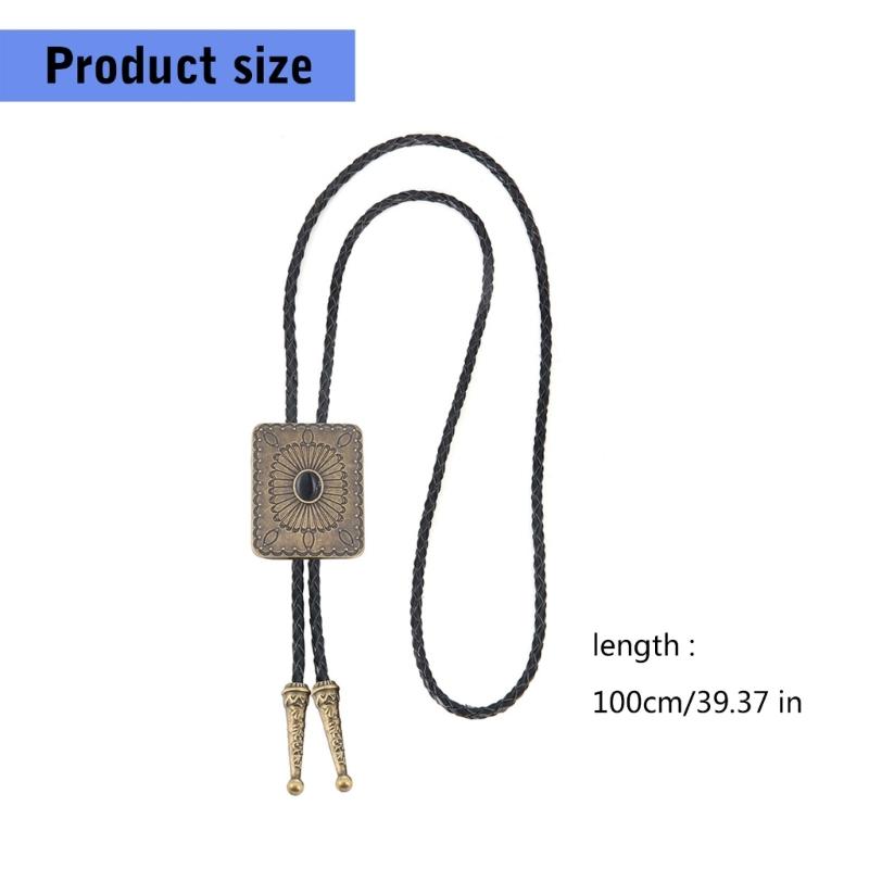 Боло-галстук в панк-стиле с подвеской-эмблемой, шейное украшение, аксессуар для костюма