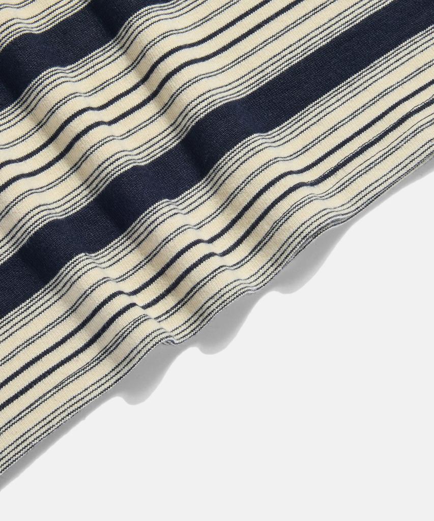 ESPIONAGE Vintage Border Pocket Tee Navy