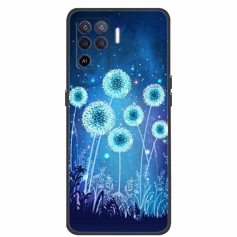 Для чехла OPPO Reno5 Lite Чехол Ударопрочный Мягкий силикон ТПУ Задняя крышка Для телефона Oppo Reno 5Z 5 Lite Чехол 5Lite CPH2205 Fundas