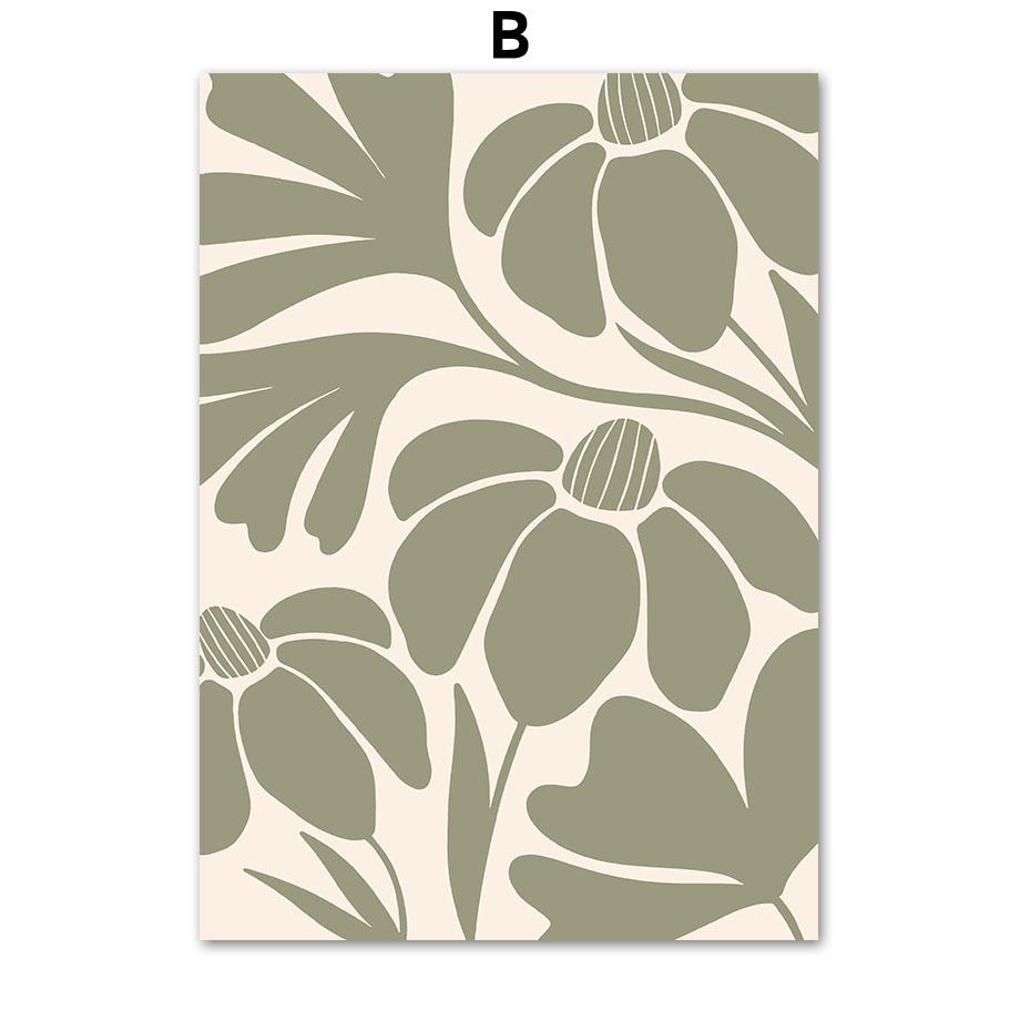 Абстрактные линии Пикассо Матисс ботанические цветочные постеры и принты настенная живопись на холсте для гостиной декоративные картины