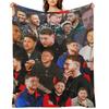 Behzinga фотоколлаж Теплый плед на Хэллоуин Пикник Туристические одеяла