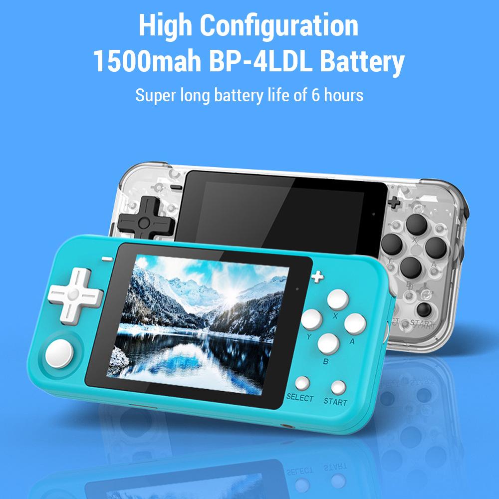 Игровой эмулятор Ручной 3-дюймовый IPS-экран Situ Открытая система Игровая консоль Hi Fi 1500 мАч 12 Основных Эмуляторов