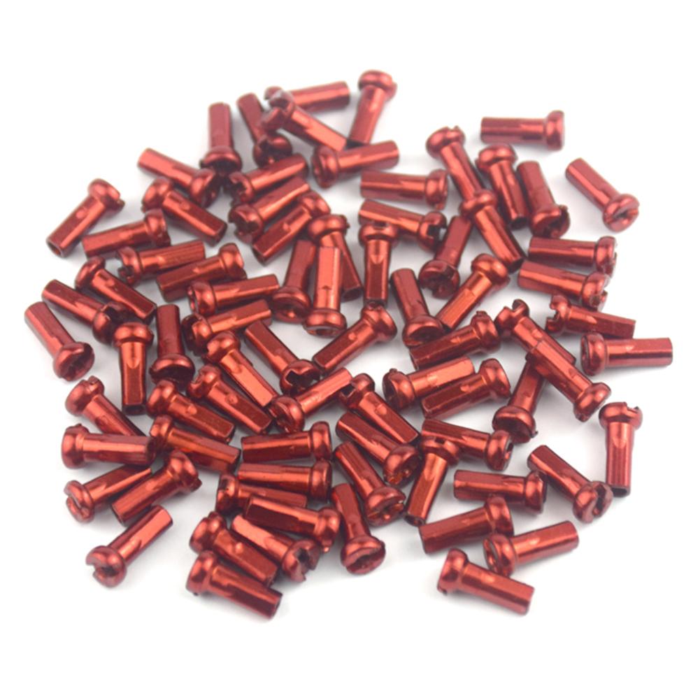 50 шт. Ниппели для спиц колеса MTB Замена Металлические 14G 2 мм Ниппели для спиц Детали для горного шоссейного велосипеда Велосипедные аксессуары