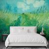 Wallpaper Field with green wheat - V. van Gogh