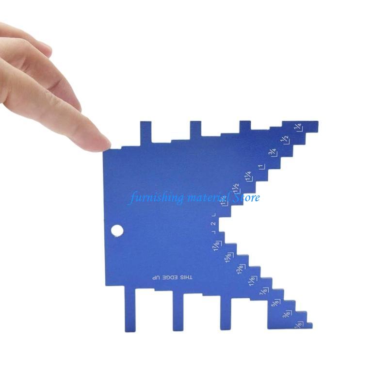 Y5GD Depth Gauge 2 In 1 Aluminium Alloy Step High Ruler Woodworking