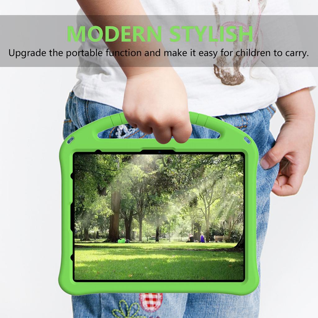 Для iPad Про 13 (2024)/Воздух 13 (2025)/(2024) Чехол для планшета EVA с ручкой-подставкой, подходит для детей