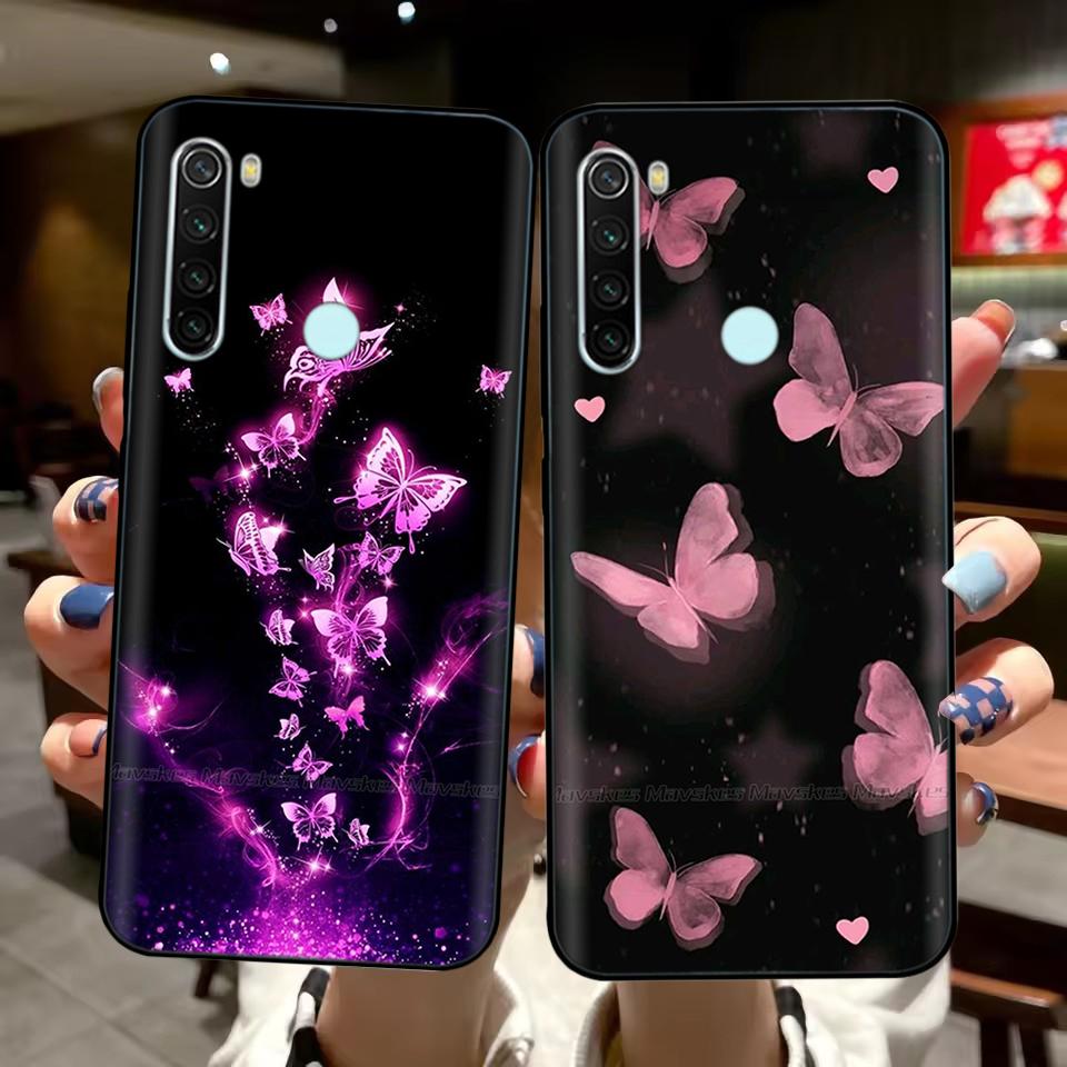 Для Xiaomi Redmi Note 8T Чехол с узором Полная защита Мягкий жидкий силикон Мультяшный чехол для Redmi Note 8T Note8T Оболочка Fundas