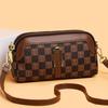 Soft leather shoulder messenger bag casual women's bag contrasting colors fashionable travel spring and summer new women's mobile phone bag