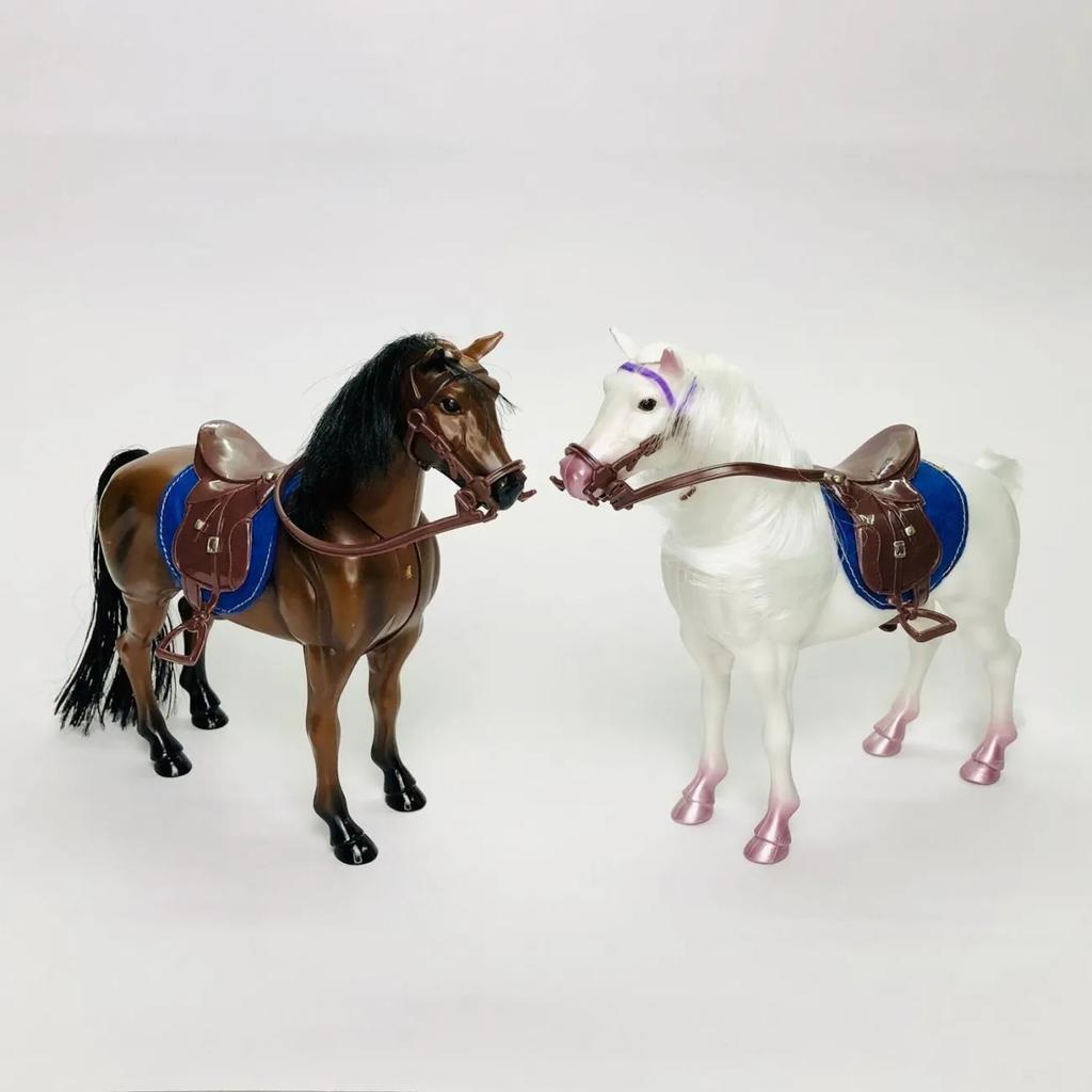 The dollhouse: simulation REINS saddle horse head riding supplies animal props mount model toy dolls