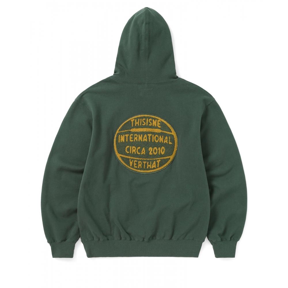 Thisisneverthat Tint Chenille Hoodie Forest