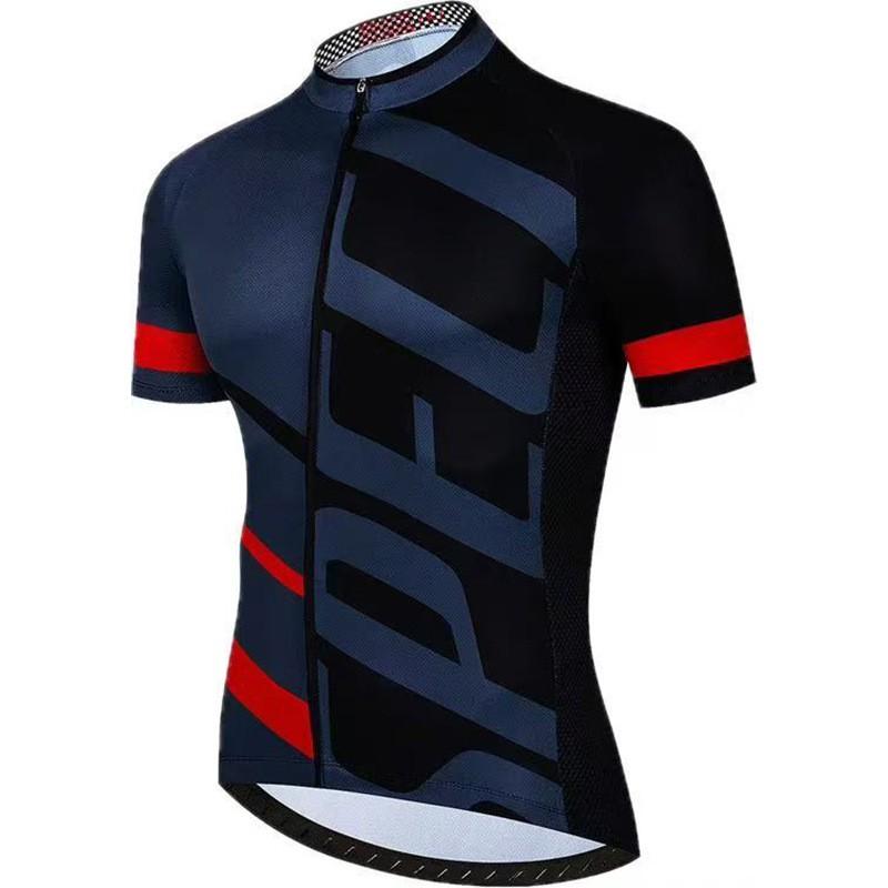 Men Women Cycling Jersey Bib Shorts Set Fluorescent Green Red Black Quick Dry Breathable Sportswear