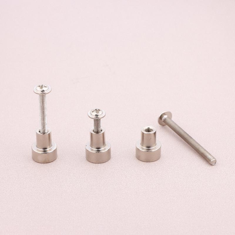Desktop PC Case Fan Magnetic Screws 4Pcs Robust Nut Fixing For Chassis Cooling Quick Setup