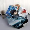 Sword Art Online Alicization Automatic Opening and Closing, 8 rib Structure Portable Umbrella, Suitable for Men and Women in All Seasons  Pe