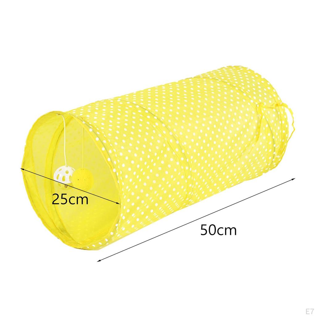 Cat Tunnel for Indoor Cats Toy Kitty Playing Dogs Ferrets