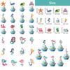 Theme Ocean Cake Flags Mermaid Starfish Turtle Decor For Supplies Celebration