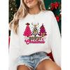 Howdy Christmas Western Printed Women Sweatshirts  Casual Pullovers Hip Hop Crewneck Clothing Winter Sportswear