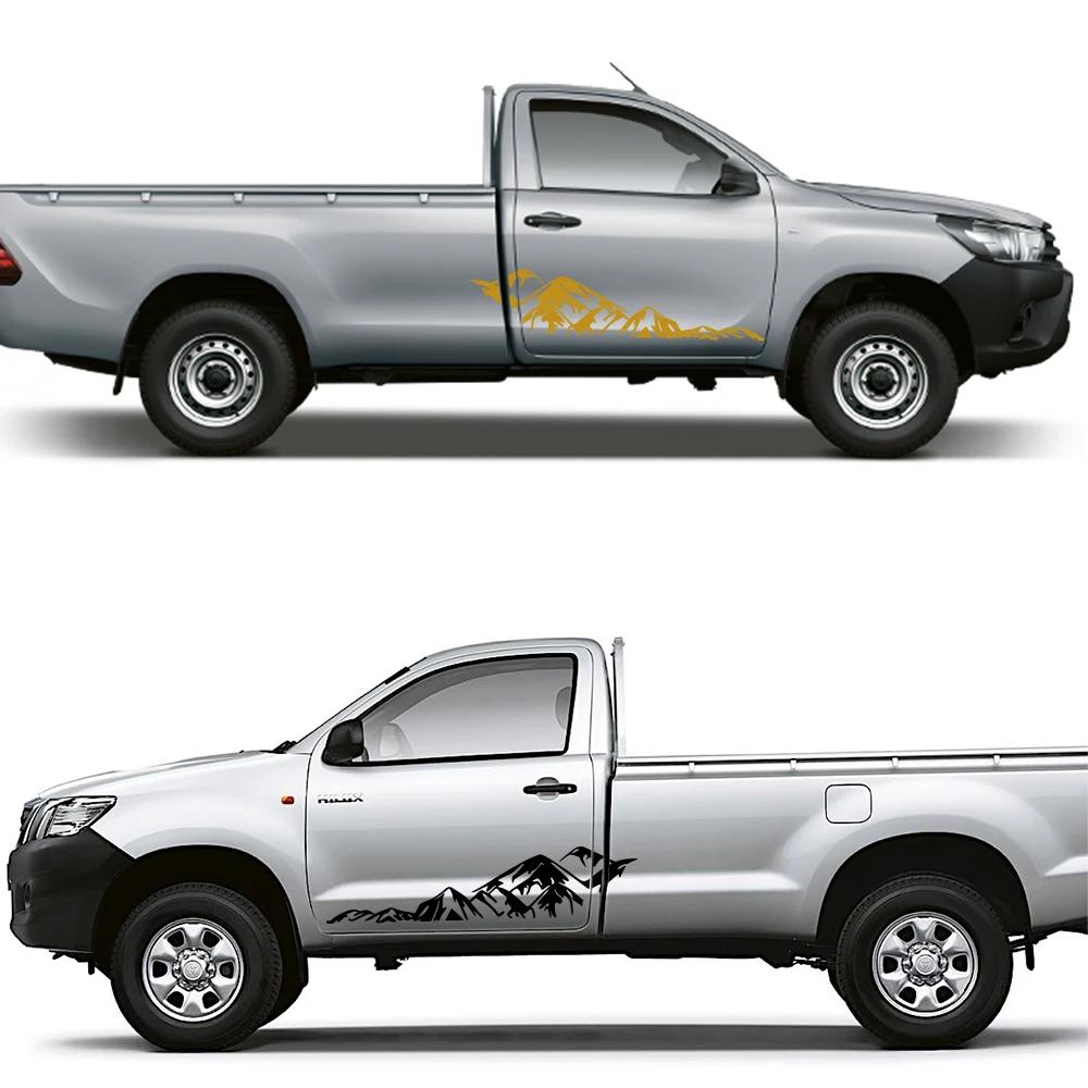 Автомобильная графика горная наклейка для Volkswagen Amarok Toyota Hilux Dodge RAM Isuzu Dmax GWM Poer Nissan Navara Pickup Декор Наклейка