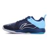 Li-Ning Удобные универсальные прочные дышащие низкие кроссовки для бега унисекс синие черные AVQS003-2