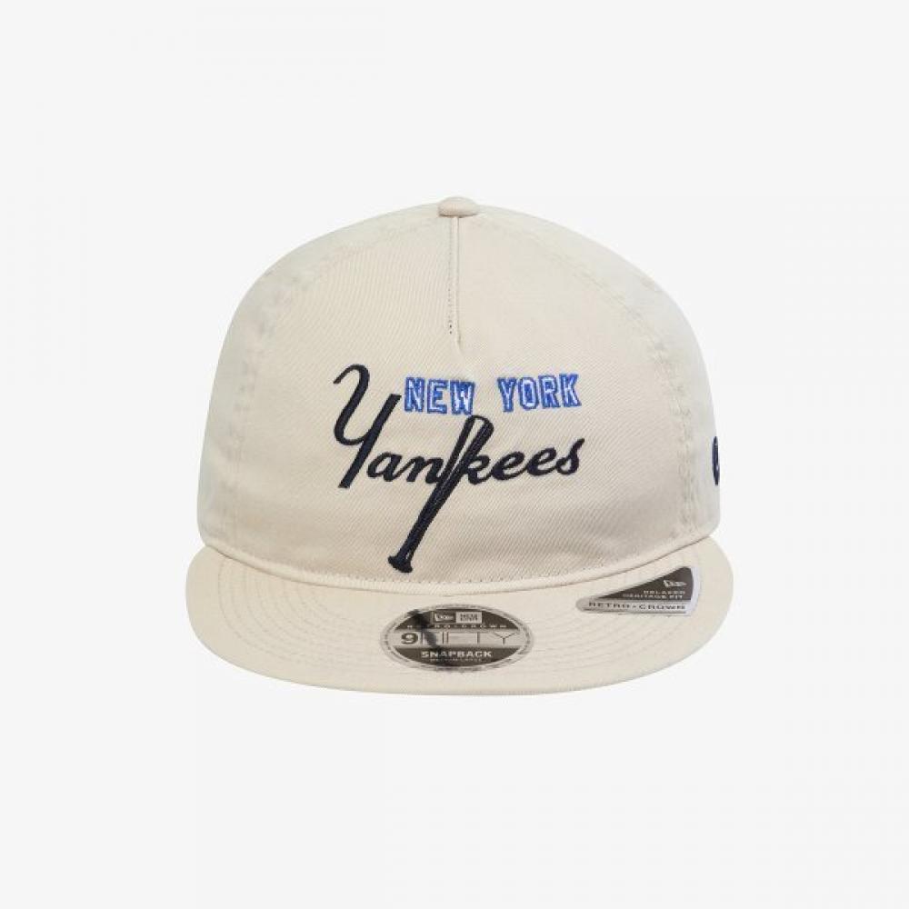 New Era Нью-Йорк Янкис Клубный Логотип Ретро Корона Регулируемый Ремешок Каменный 15206336