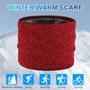 Winter Neck Warmer Women Men Thickened Fleece Lining Scarf Thick Windproof Ski Neck Gaiter