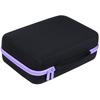 Lebakort Storage Case Compatible with DBPOWER/ieGeek/COOAU 11.5-12.5-inch Portable DVD Players (Black with Purple Case)