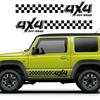 Декоративная наклейка на боковую дверь автомобиля Виниловая 4x4 Внедорожный Гоночный Спортивный Стиль Декоративная наклейка Для Suzuki Jimny AT MT JTW Авто Тюнинг Аксессуары
