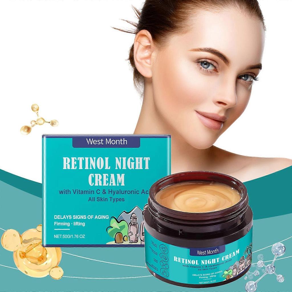 Naturals Retinol Cream, Anti-wrinkle Cream for Face and Neck,Moisturizing and hydrating creamwith vitamin c and hyaluronic acid for all skin types